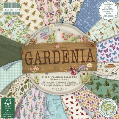 First Edition Paper Pad  6x6 Inch -  Gardenia